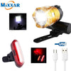 Zk30 16000Lm 3000Mah Led Usb Rechargeable Outdoor Zoomable T6 Bicycle Light Bike Front Lamp Torch Headlight