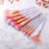 Fld 10 Pcs Professional Makeup Brush Set Full Function Foundation Eye Powder Fan Blush Brush Makeup Tools Brushes Set Kit