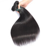 Peruvian Straight Hair Bundles With Frontal Closure Non Remy Human Hair Bundles With Frontal 13X4 Lace Frontal With Bundles
