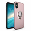 For Iphone Xr X Luxury Car Magnet Hide Ring Stand Holder Phone Ring Case For Iphone Xs Max 5S 6 S 7 Plus For Iphone 8 Plus Coque