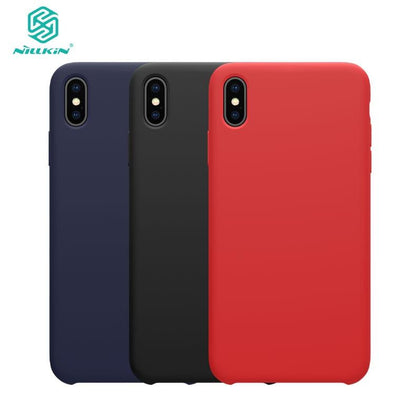 For Apple iphone X XR case NILLKIN Flex Pure CASE Slim Soft Liquid Silicone Rubber Shockproof Phone Case For iphone XS MAX case
