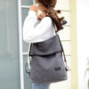 Fashion Women Backpack Simple Canvas Backpack Large Capacity Bookbag Waterproof Anti Theft Travel Backpack Mochilas Mujer 2018