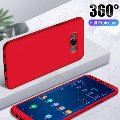 H&A 360 Full Cover Case For Samsung Galaxy S9 S10 Lite S8 Plus Case Note 8 9 Protective Case For Samsung S10E S9 S8 Phone Case