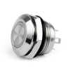 Areyourshop Push Button Switch Mini 4 Pin 12Mm Blue Led Metal Push Button Momentary Switch Waterproo