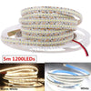 Led Strip 2835 Smd 240Leds/M 5M 300/600/1200 Leds Dc12V High Bright Flexible Led Rope Ribbon Tape Light Warm White / Cold White