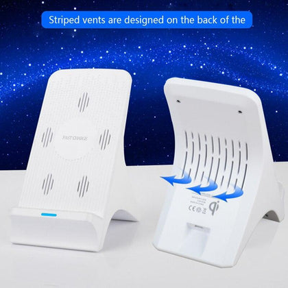 Qi Wireless Charger Holder for iPhone X Xs XR Huawei 20 pro 10W Fast Wireless Charging for Samsung Galaxy S8 S9 Plus Note 8 9