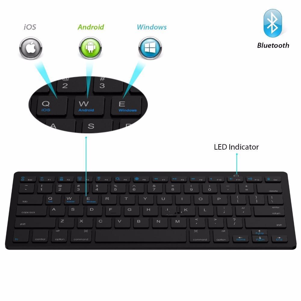 Kemile Wholesale Professional Ultra-Slim Wireless Keyboard Bluetooth 3.0 Keyboard Teclado For Apple For Ipad Series Ios System