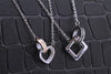 Us Stock Uloveido Necklaces Pendants Couple Necklace For Men And Women Heart And Square Paired Pendant Valentines Day Gift Sn048