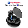 Bluetooth Earphone With V5.0+Edr Stereo Sound V5 Wireless Earphone Built-In Microphone Hands-Free Calling Bluetooth Tws Earbuds
