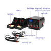 60W Adjustable Wood Burning Kits Pyrography Machine Electric Iron Digital Display Pyrography Set +20Pcs Blade Pyrography Machine