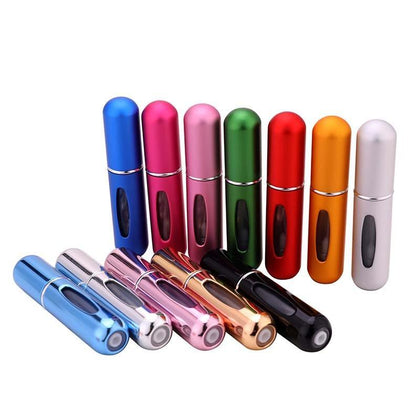 Refillable 5ml Refillable Mini Perfume Spray Bottle Aluminum Spray Atomizer Portable Travel Cosmetic Container Perfume Bottle