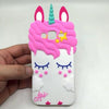 For Samsung Galaxy J3 J310 Case Cover For Coque Samsung J3 2015 3D Unicorn Cat Case Silicon For Samsung J3 2016 Case J320 J320F