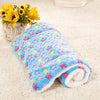 New Soft Cat Bed Rest Dog Blanket Winter Foldable Pet Cushion Hondenmand Coral Cashmere Soft Warm Sleep Mat Sweet Dream Bed