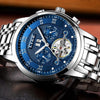 Lige Men Watches Top Brand Luxury Business Automatic Mechanical Watch Men Full Steel Sport Waterproof Watch Relogio Masculino