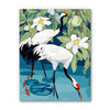 Hand Painted Birds Red-Crowned Crane Painting By Numbers Paint Kits Oil Painting Number Canvas Pictures Living Room Office Decor