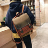 Vintage Pu Leather Women Backpack Preppy Style Backpacks Women Fashion School Bag College Backpack Women Shoulder Bags Mochilas