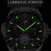 Boyzhe Luxury Men Watch Relogio Masculino Mechanical Watch Men Casual Fashion Waterproof Watch Sports Stainless Steel Watch Man