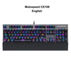Original Motospeed Ck108 Rgb Blue Switch Mechanical Russian Keyboard Gaming Wired Led Backlit Backlight For Gamer Pc Desktop