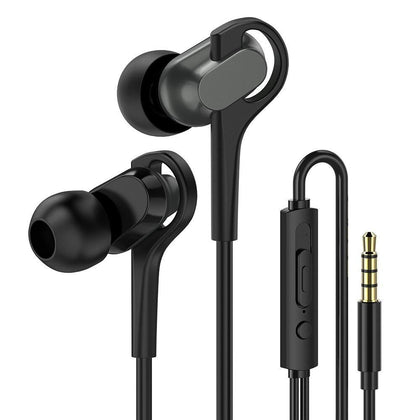 PTM P17 Headphones Sport Hifi Earphones with Mic Wired Headsets Super Bass 3.5mm Jack Running Earbuds for Xiaomi Iphone Samsung