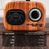 Retro Wood Portable Mini Bluetooth Speaker Wireless Loudspeaker Outdoor Speaker Sound System Tf Fm Radio Music Subwoofer Q8