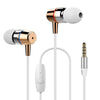 Ifeel Stereo Metal Earphone Headphones Headsets Bass With Microphone For Iphone Samsung Xiaomi Music Mp3 Mp4 Android