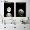 Moon Phase Canvas Posters And Prints Minimalist Luna Wall Art Abstract Painting Nordic Decoration Pictures Modern Home Decor