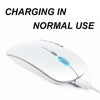 Azzor N5 Rechargeable Wireless Mouse Silent Mute Usb Optical Mouse 2.4Ghz Super Slim Mouse Mice For Computer Pc Tablet