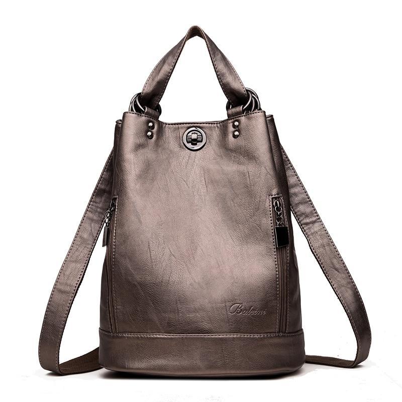 Lanyibaige Women Backpack High Quality Leather Backpacks For Teenage Girls Female School Shoulder Bag Bagpack Mochila Plecak