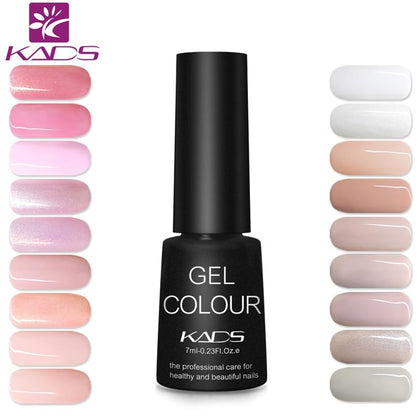 KADS 18 Pure Charming Light Color Series 7ml Nail Gel Polish Long Lasting UV Led Gel Nail art Lacquers Gel Nail Polish Glue
