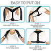 Yosyo Back Posture Corrector Women Men, Prevent Slouching Relieve Pain Posture Straps, Clavicle Support Brace ping (Free Size Adjustable)