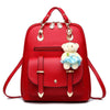 Etonteck 2018 New Fahion Women Backpack Pu Leather School Bags For Teenagers Girls Leisure Backpacks Female Casual Rucksack