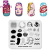 Kads 23 Design Halloween Flower Nail Stamping Plates Nail Printing Stamping Template Nail Art Stencils For Manicure Print Nails