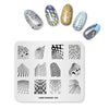 Kads Fashion Design Nail Stamping Plates Nail Art Stamp Template Plate Geometric Image Plate Diy Stamp Nail Stencil Tool Kits