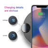 Baseus Led Digital Display Wireless Charger For Iphone Xs Max Xr X 8 Qi Stable Wireless Charging Pad For Samsung Galaxy S8 S9