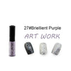 Nail Stamping Polish For Nail Stamp Templates Varnish 7Ml 1 Bottle/Lot Colorful Stamping Polish Nail Art Pen 21 Color Vernis