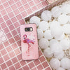 Dchziuan Phone Case For Samsung Galaxy S8 S8Plus S9 S9 Plus Note 8 9 S10 Plus Case Embroidery Flamingo Pink Soft Cover Coque