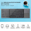 Portable Folding Bluetooth Wireless Keyboard B033 Rechargeable Foldable Touchpad Keypad For Ios/Android/Windows Ipad Tablet