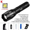 Mtb Led Bike Bicycle Light T6 8000Lm Led Torch Zoomable Flashlight For Camping Lantern 18650 5000Mah Battery