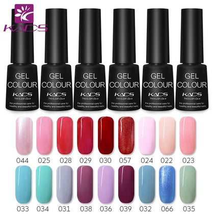 KADS 7ml Nail Gel Polish Nail Art UV Gel Nail Polish UV Gel Lacquer Top Base Coat Manicure Gel varnish Glue Soak Off Nails Art