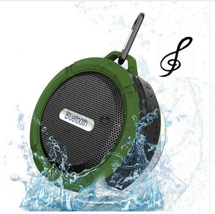 Suction Cup Bluetooth Speaker Portable Wireless With Conversations Handsfree and Waterproof Bluetooth Shower Speaker C6