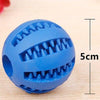Onnpnnq Rubber Pet Dog Cat Toy Ball Chew Treat Holder Tooth Cleaning Ball Food Dog Puppy Ball Training Interactive Pet Supplies