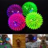 Light-Up Spikey Led Ball Dog Cat Flashing Sensory Fun Blinking Spiky Balls For All Pets Toys (Radom Color M)