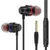 Ptm M5 Headphones Professional In-Ear Earphone Metal Heavy Bass Noise Canceling Earbuds Headset With Microphone For Mobile Phone