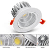 [Dbf]High Quality Epistar Led Cob Recessed Downlight Dimmable 6W 9W 12W 20W Led Spot Lamp Dimming Ceiling Lamp Light 110V 220V