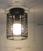 Ceiling Lights Iron Modern Ceiling Lamps For Living Room  Industrial Decor E27 Led Light Fixture Restaurant Lamp Modern Lantern