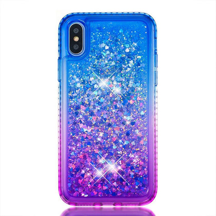 Diamond Glitter Case For iPhone 5 5s SE 6 6S 7 8 Plus X XS XS max XR Coque Liquid Quicksand Floating Shiny Sparkle Flowing Cover