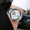 Boyzhe Luxury Men Watch Relogio Masculino Mechanical Watch Men Casual Fashion Waterproof Watch Sports Stainless Steel Watch Man