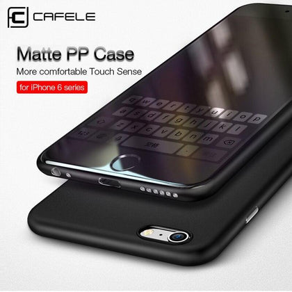 CAFELE translucent Phone Case For Iphone 6 Cases Luxury Micro matte PP Shockproof Back Phone Cover For Iphone 6S Plus Case