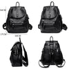 5 Colors Ladies Sheepskin Leather Backpack Fashion Women Travel Backpacks Luxury Sac A Dos School Backpacks For Girls Mochilas