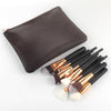 15Pcs Pink Makeup Brushes Set Pincel Maquiagem Powder Eye Kabuki Brush Complete Kit Cosmetics Beauty Tools With Leather Case